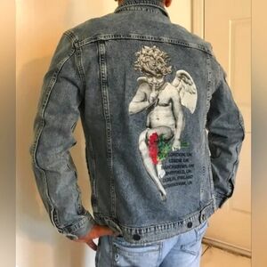 🏈NEW DISTRESSED JACKET